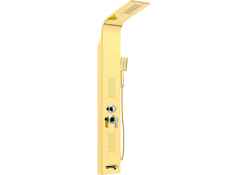 Gold Panel Duş Seti